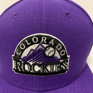 New Era Colorado Rockies fitted hat 7 7/8 Purple NEW 59Fifty