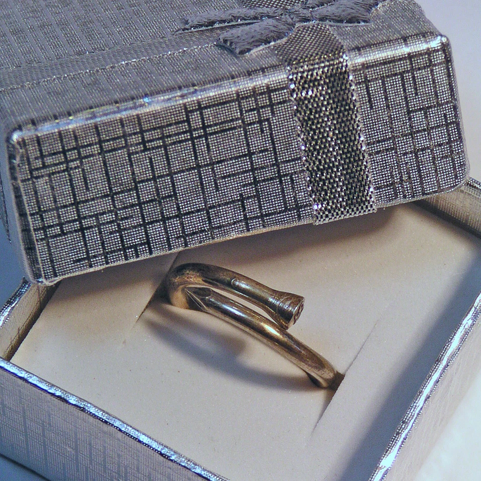 BIERBACH Sterling Silber 925 Nagel Schmuck-Ring made in Germany Geschenkverpackung