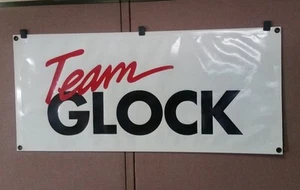 Banner grande nuevo Team Glock (nunca doblado) - Imagen 1 de 1