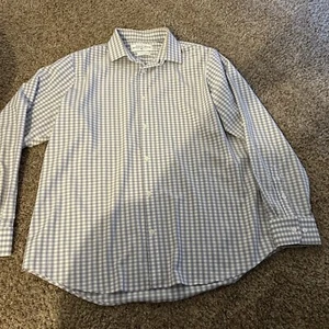 Mizzen + Main Leeward Button-Up Shirt Stretch Standard XL Red White Blue - Picture 1 of 7