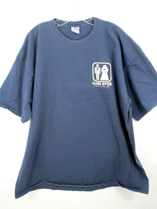 GAME OVER Boda Pullover Camiseta Camiseta Hombres 3XL Azul Puerto Vallarta YAZBEK - Imagen 1 de 9