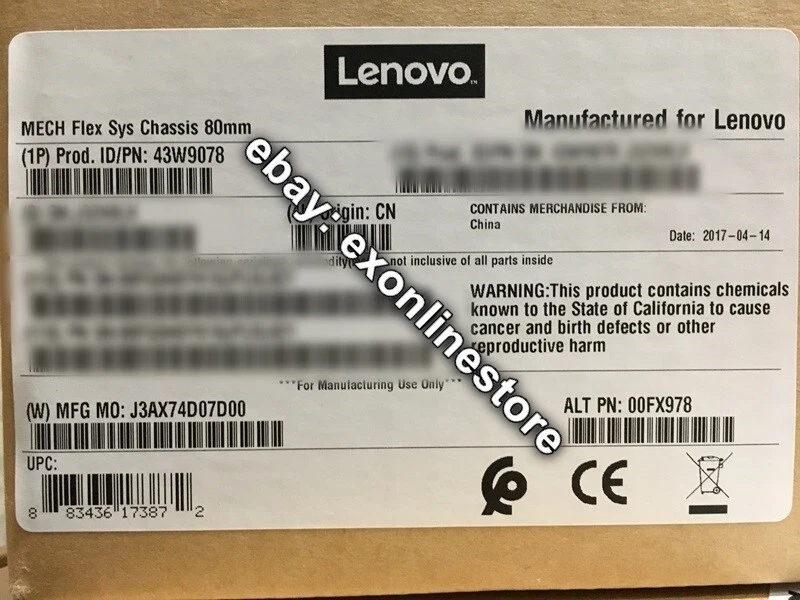 43W9078 - Flex System Enterprise Chassis 80mm Fan Module Pair - Image 1 of 1