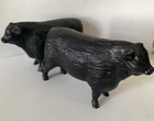 Black Angus Hartland Plastics Co. Bull Cow Vintage EUC 7"