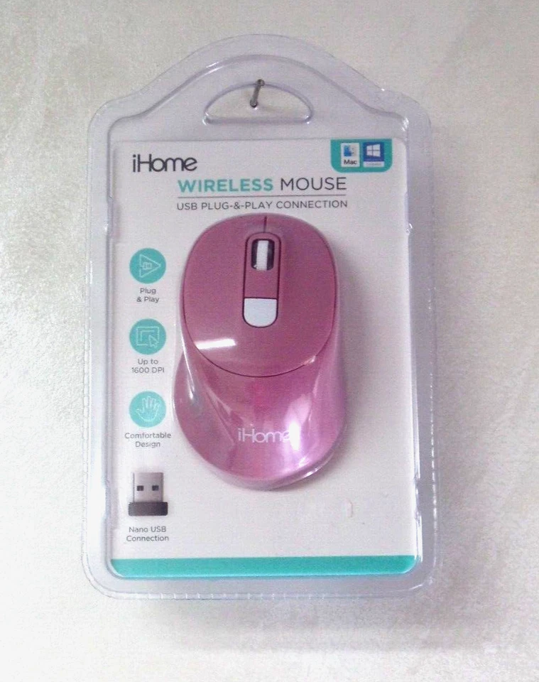 New iHome Wireless Mouse for Mac & PC Windows New - Image 1 of 2