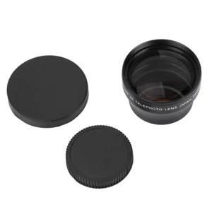 37mm Telephoto Lens With Lens Case 2X Conversion Lens For Any Camera Fit - Picture 1 of 7