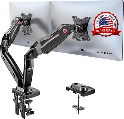 Soporte Para Monitor Brazo Doble Dual Computadora De Escritorio Profesional - Image 1 of 4