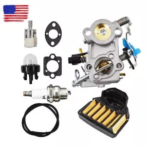 WTA29 Carburetor For Husqvarna 455 460 Rancher Jonsered CS2255 Air Filter Bulb - Picture 1 of 7