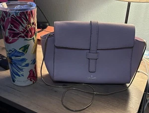 Kate Spade Crossbody -Lavender- Silver Chain Strap - Picture 1 of 20