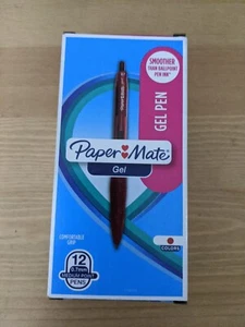 Paper Mate 1746326 Gel Pens, Medium (0.7mm), Red, 12 Count - Picture 1 of 2
