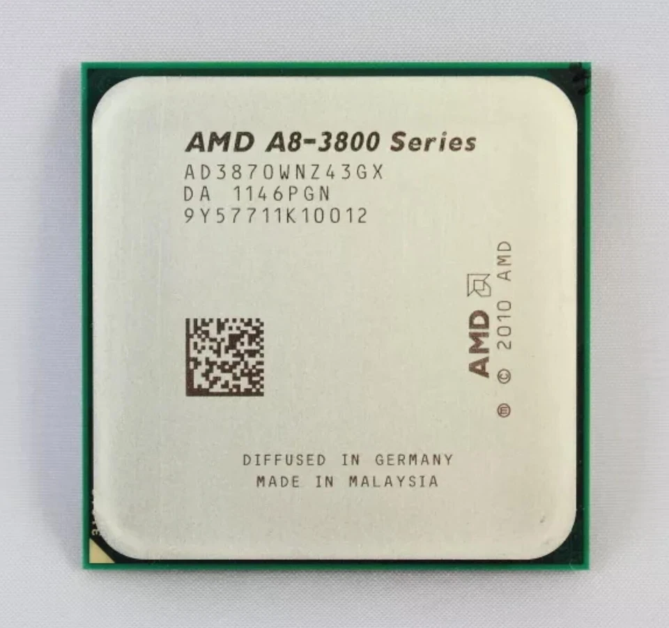 AMD A8-3800 Series 3GHz Quad-Core (AD3870WNZ43GX) Processor A8-3870K Quad-Core - Image 1 of 3