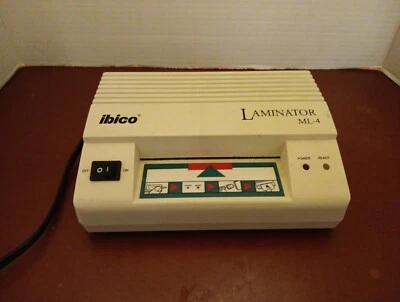 Ibico Laminator ML-9 Machine 1 Heat Setting 8” Home Office Laminator  - Image 1 of 4