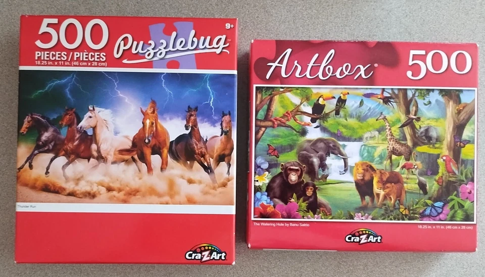 The Watering Hole 500 Piece Jigsaw Puzzle by ArtBox