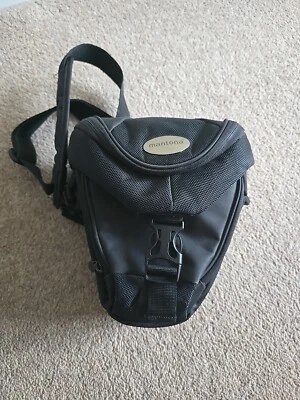 Mantona Bolsa para Cámara Bolsa para Foto Cámara Bolsa en Forma de V en Negro Negro Universal Foto 1 de 4