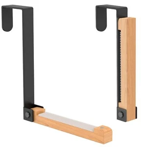 Folding Door Hook, Wooden Foldable Coat Hooks, Space Saving Over Door Hooks P... - Picture 1 of 7