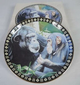 Dylan Scott Pierce Art Prodigy 8" 3D Chimpanzee Monkey Collector Plate + Box - Picture 1 of 6