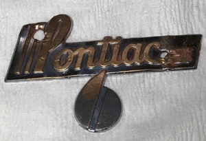 1936 PONTIAC 6 RADIATOR EMBLEM - Picture 1 of 5