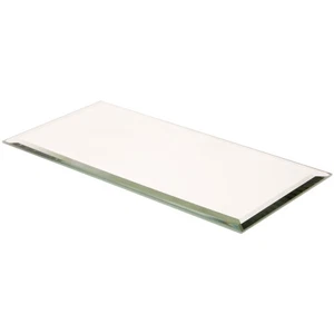 Plymor 3" x 6" Rectangle, 3mm Thick Beveled Glass Mirror - Picture 1 of 1