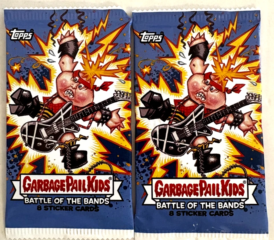 Topps Garbage Pail Kids Battle of the Bands Packs 2017 (2 paquetes) Foto 1 de 1