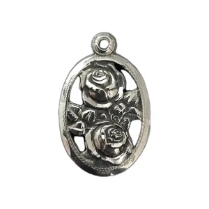 Antiker religiöser dreifach gefalteter Anhänger Sterlingsilber 9,41 Gramm - Bild 1 von 9