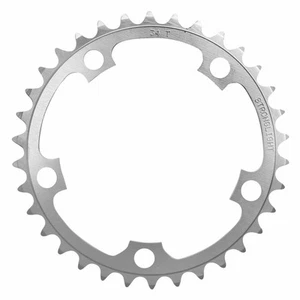Plato carretera 5 brazos d.110 Stronglight Dural 34 dientes interior plata tipo - Imagen 1 de 1