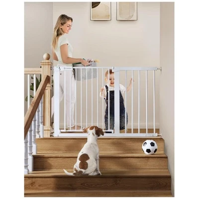 Multifunktionales Türschutzgitter ohne Bohren, ideal für Treppen und Durchgänge - Bild 1 von 4