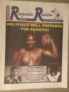 LAS VEGAS RINGSIDE REVIEW 1997 boxing magazine new pictures etc Holyfield others - Picture 1 of 5