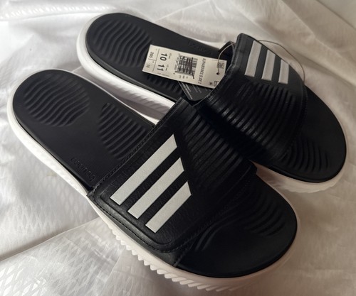 Adidas Alphabounce 2.0 Slides Sandali Nero Bianco Uomo Taglia 11 GY9415