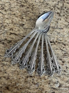 "Cucharas de pomelo de fruta de acero inoxidable de 6"" Oneida Southern Baroque Artistry 7 piezas EE. UU. - Imagen 1 de 4