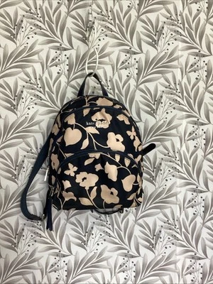 Kate Spade NY KARISSA NYLON GARDEN VINE MEDIUM BACKPACK Floral Butterfly - Image 1 of 4