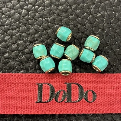 Dodo Pomellato 9 Granelli Turchesi Argento Fuori Produzione Originali Unisex - Immagine 1 di 3
