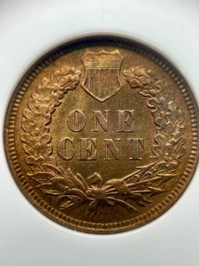 1909 Indian Head Cent NGC MS64RB Green Apple Toner Vintage Holder 🍏 ✨ - Bild 1 von 7