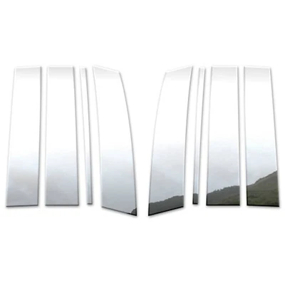 Pillar Post Covers for 2015-2020 Cadillac Escalade [Stainless Steel] 8p - Image 1 of 4