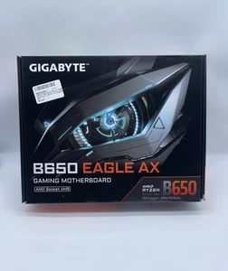 GIGABYTE - B650 EAGLE AX (Socket AM5) AMD B650 ATX DDR5 Wi-Fi 6E Motherboard ... - Picture 1 of 3