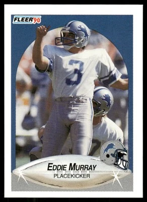1990 Fleer #282 Eddie Murray Detroit Lions Football Card - Image 1 of 2