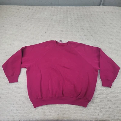 De Colección Lee Sudadera Mujer 22W Rosa Sólido Pullover Informal Algodón Poliéster EE. UU. Foto 1 de 4