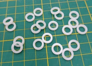 20 x Nylon washer (T=2mm) #KF230930 for Barudan Emb. Machine Parts - Foto 1 di 1