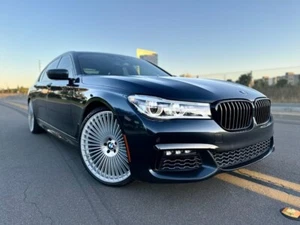 22” RF35 MACHINED SILVER CONCAVE WHEELS RIMS FOR BMW G11 740 750 760 22X9 /10.5 - Picture 1 of 7