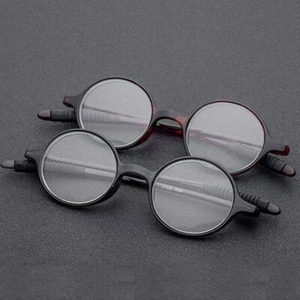Round Retro Reading Glasses 1.0 1.5 2.0 2.5 3.0 3.5 Vintage Readers Mens Womens - Picture 1 of 13