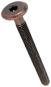 New 8 X Furniture Connecting Bolts Allen Headed Screw Bronzed M6 X 150mm - Onest - Picture 1 of 1