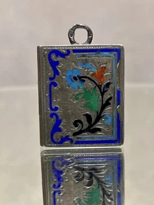 ANTIQUE ICON PENDANT 19th CENTURY SILVER 84 ORTHODOX JEWELRY AMYLET VTG - Picture 1 of 24