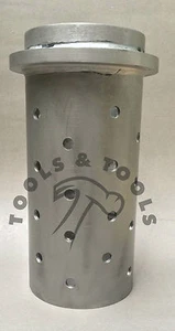 PERFORIERTER GIESSKOLBEN XX- GROSS 5" x 8" GIESSEN VAKUUM EDELSTAHL 1/8" WAND - Bild 1 von 1