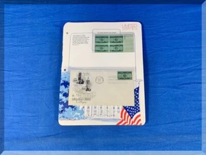 1955 USPS ERSTAUSGABETAG UMSCHLÄGE & BRIEFMARKEN LOT RR - KOSTENLOSER VERSAND - Bild 1 von 16