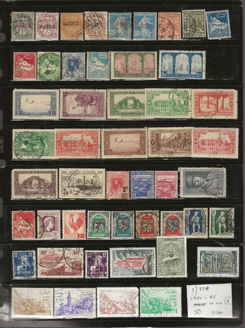 ALGERIA...Sc #1/778...Mint & Used ...1924/85...50 Diff Cover