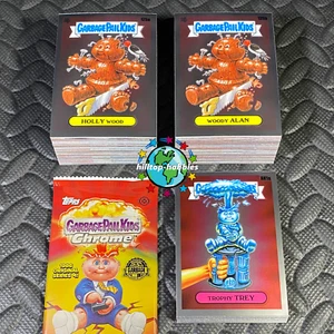 GARBAGE PAIL KIDS CHROME 4 COMPLETE 100-CARD BASE SET +WRAPPER 2021 4TH SERIES - Picture 1 of 1