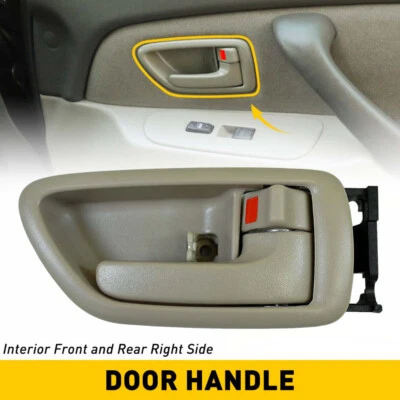 Se adapta a Toyota Sequoia 01-07 derecha interior puerta interior cubierta delantera trasera Foto 1 de 4