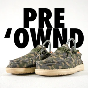 Hey Dude Kids Wally Youth Musk Camodino Slip On Camo Loafers Shoes Size Y5-LG - Picture 1 of 22