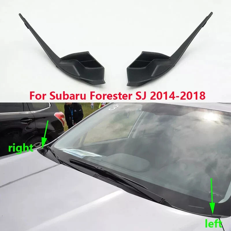 2x Cubierta de moldura de esquina limpiaparabrisas delantero para Subaru Forester SJ 2014-18 Foto 1 de 4