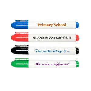 Marcador de limpieza en seco personalizado, regalo promocional personalizado para maestro de escuela de pizarra blanca - Imagen 1 de 5