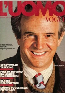 L'UOMO VOGUE Magazine November 1982 FRANCOIS TRUFFAUT Aldo Fallai - Foto 1 di 1