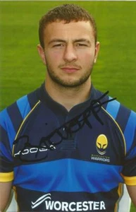 WORCESTER WARRIORS RUGBY UNION: ZAC XIOUROUPPA SIGNED 6x4 PORTRAIT PHOTO+COA - Picture 1 of 1